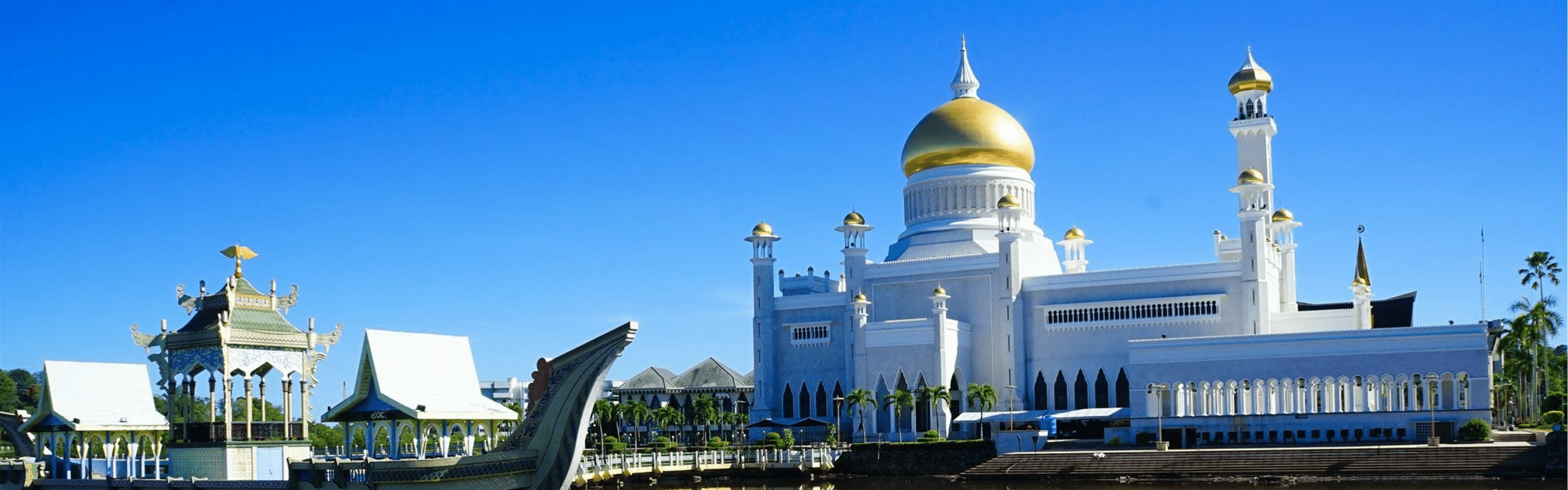Collage of scenes from Malaysia, Brunei Darussalam, Laos and Pakistan